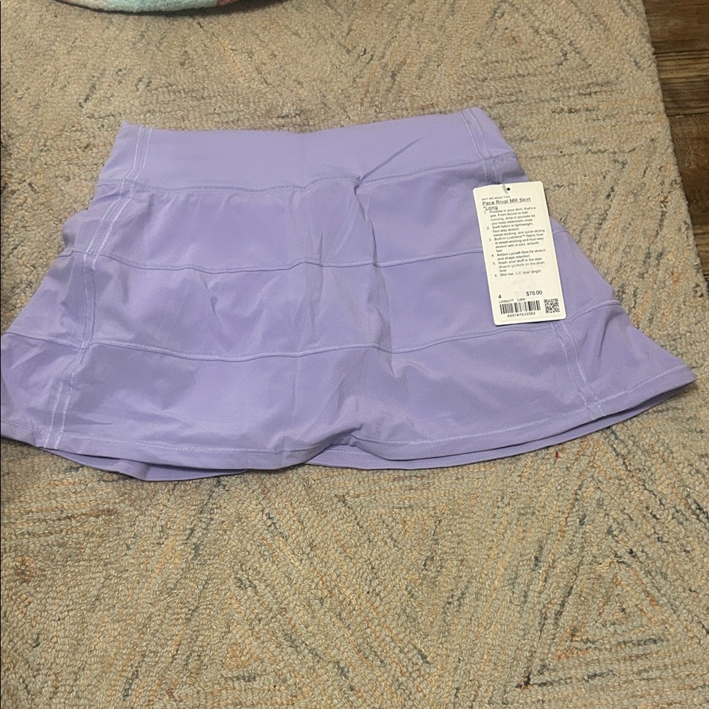 lululemon athletica Light Purple Skort
